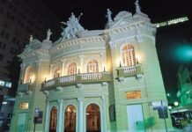 Theatro Carlos Gomes será reinaugurado dia 18 de maio em Vitória Fachada do Teatro Carlos Gomes, em Vitória (Crédito: Vitor Nogueira)
